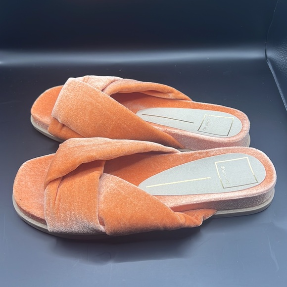 DOLCE VITA TANGERINE SLIDES SIZE 6 🍊 - Picture 4 of 6